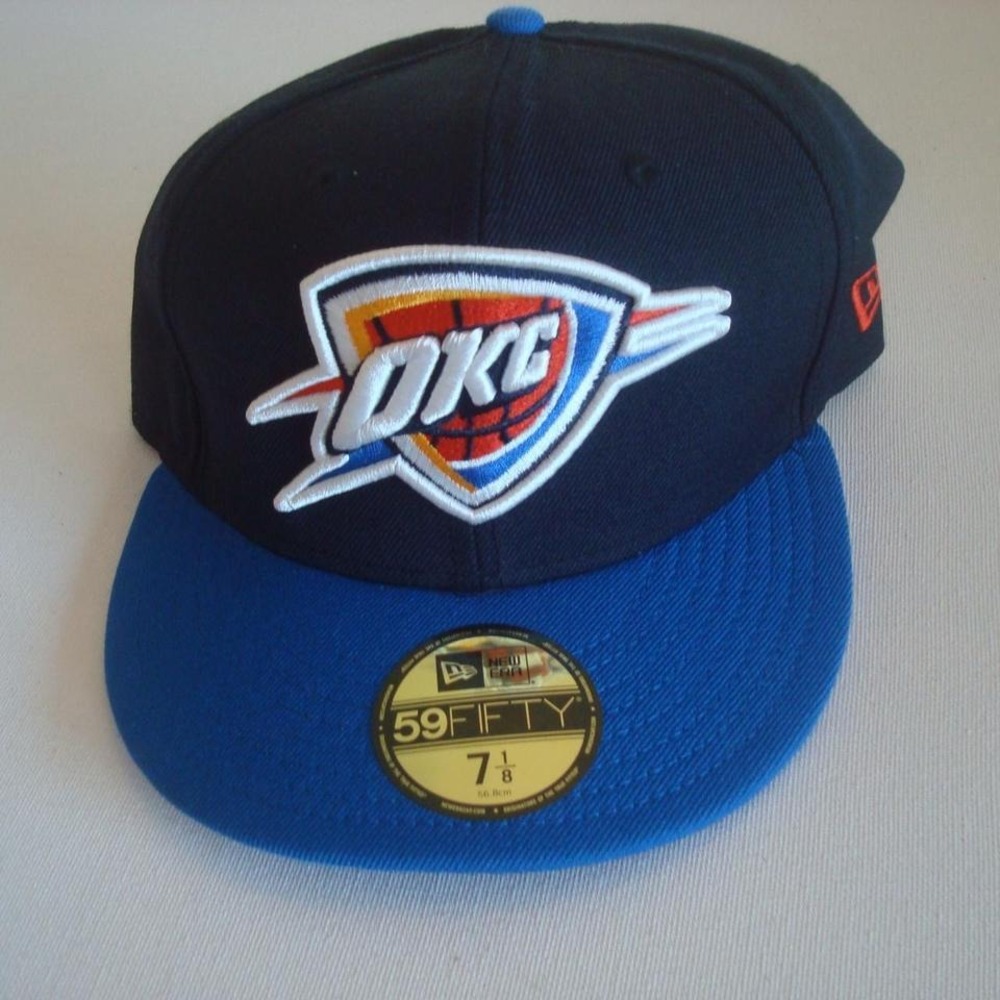 OKLAHOMA CITY THUNDER NEW ERA VINTAGE HAT CAP 00S B1 Y2K